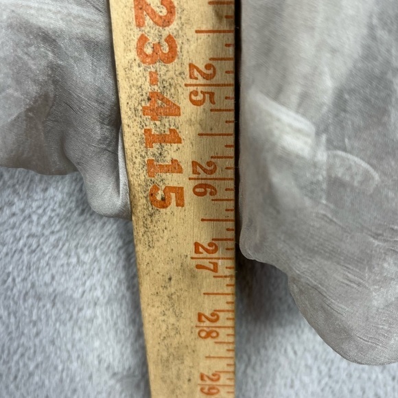 PIAZZA ROMA Made in Italy 100% Silk Blouse Sz XS Top Sheer Silk Overlay Summer - Picture 13 of 16